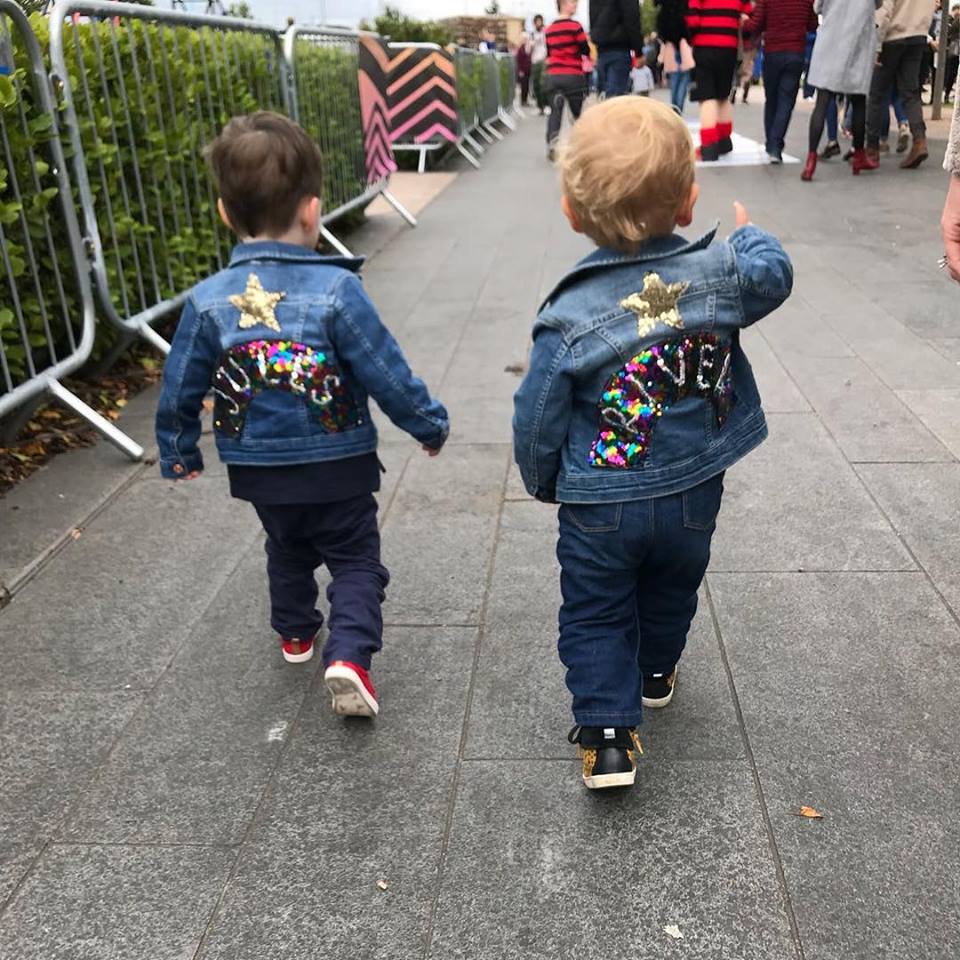 Custom Kidswear and Baby Sequin Denims